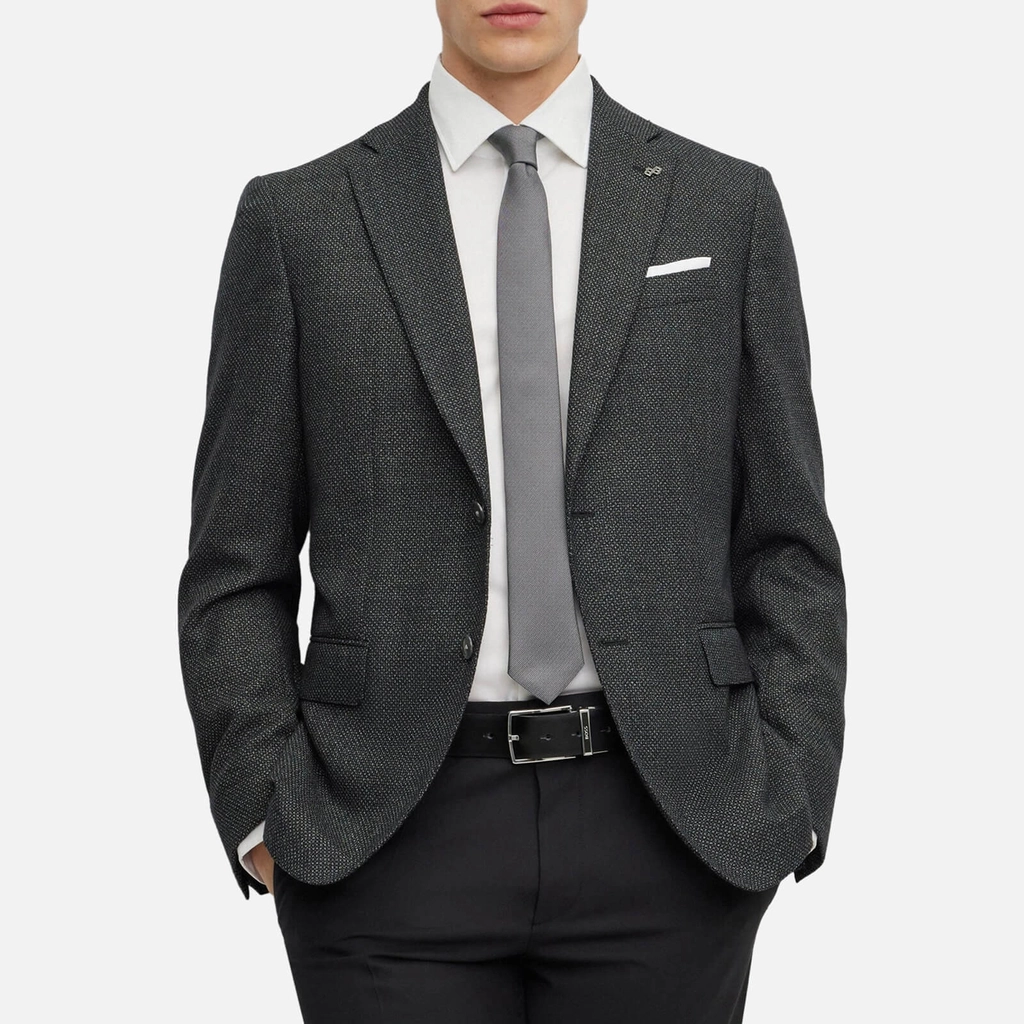 Hugo Boss H-HANK-kent-C1-214 Cotton-Blend Shirt - 38 /S